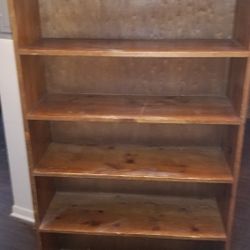 Solid Oak Shelving Unit....