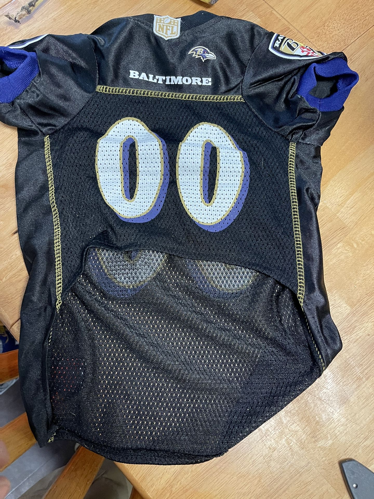 Ravens Dog Jersey Size Large