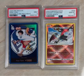 Psa 10 dodger luffy, Pokemon Radiant Charizard