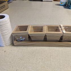 Small Wooden Diy Flower Boxes With Tray