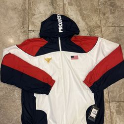 Under Armour X 2020 Project Rock Team USA Full Zip Hooded Jacket Men’s Sz XL  retail $160