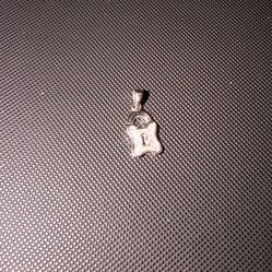 Silver 925 Lock Dainty pendant 1.16 grams