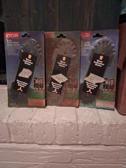 3 Ryobi 9" Heavy Duty Edger Blades