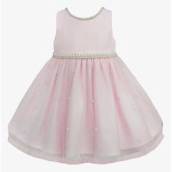 Pink Pearl Girl Dress 4T