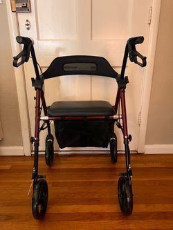 ZOTO Foldable Rollator Walker with Seat — Barely Used — Like New