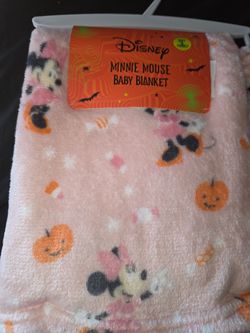 Minnie Mouse Baby Halloween Blanket