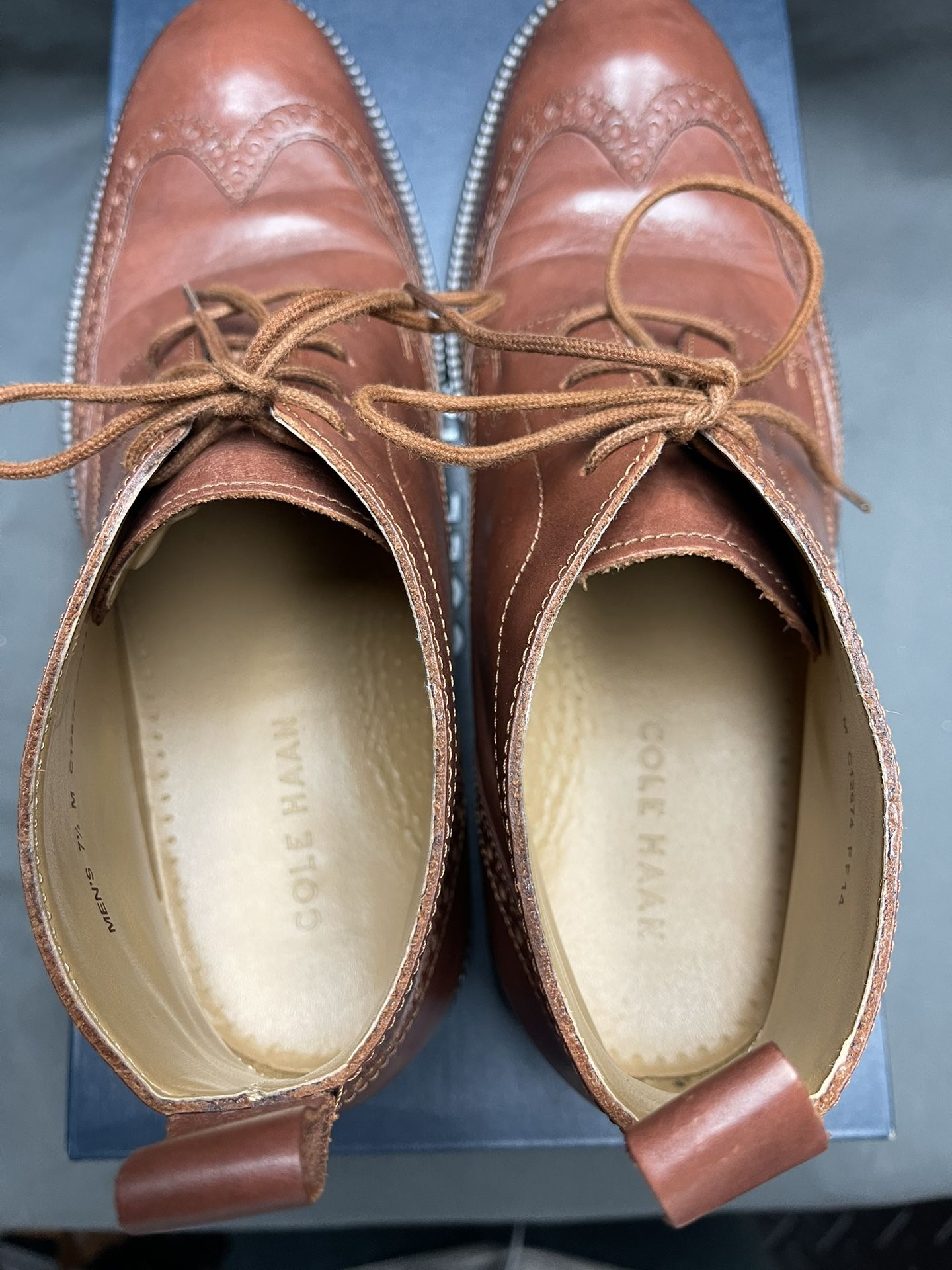 Men s Cole Haan Williams Wing Chukka Size 7.5M Oxfords Lace ups