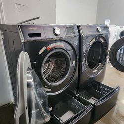 💢SAMSUNG SET STEAM WASHER AND ELECTRIC DRYER JUMBO 👌 