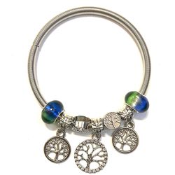 Silver Tree Of Life Charm Bracelet Perfect Gift 