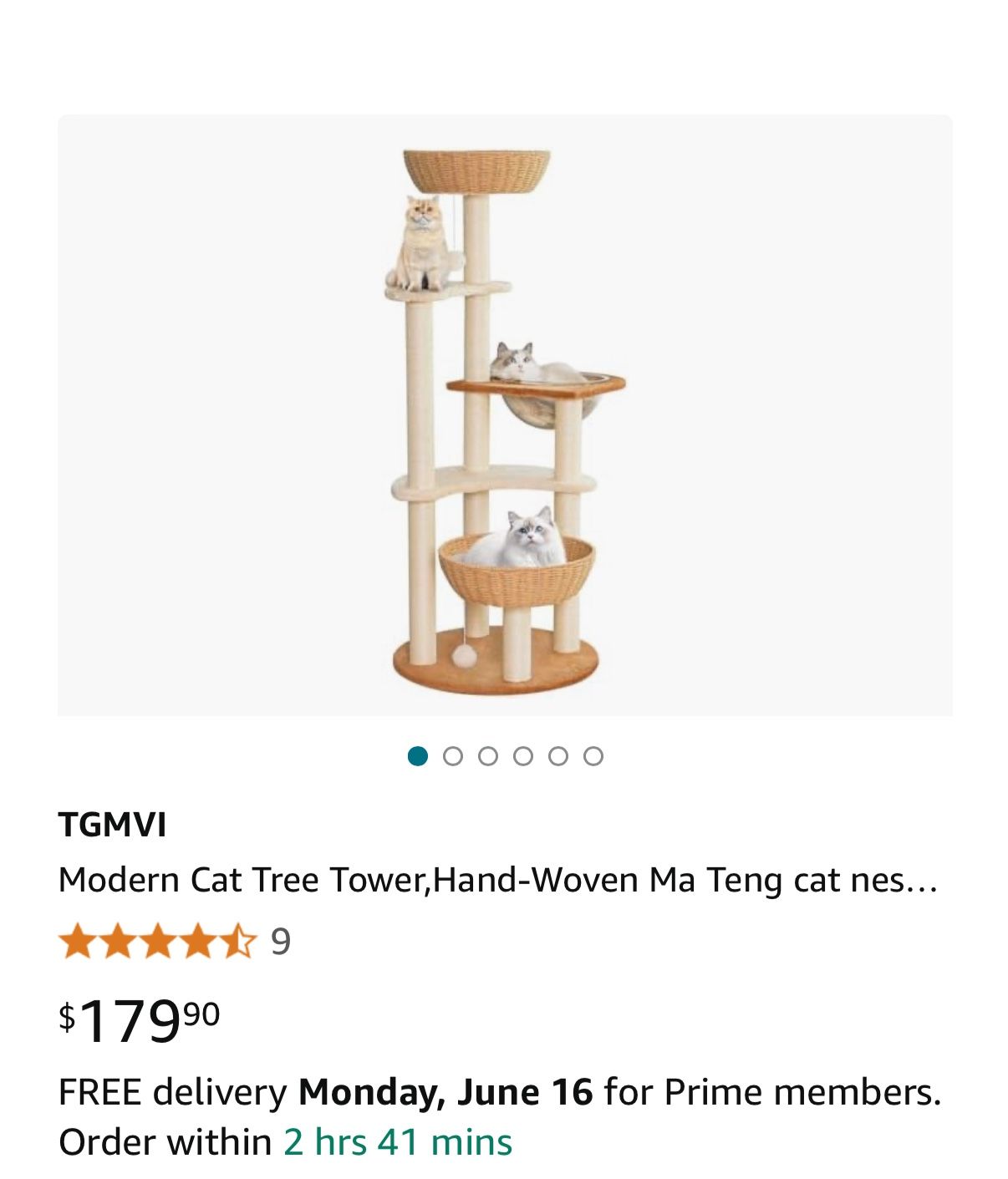 Cat Tower New, Never Used