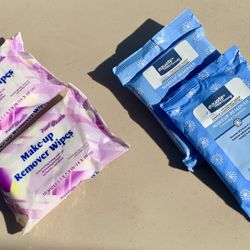 Make Up Remover Wipes - 4 Packs (NEW)