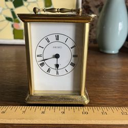 Sweda Carriage Clock Quartz Movement Battery Corrosion