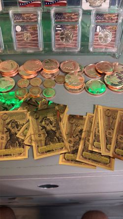 Idaho Goldback Notes and Copper Coins Collection