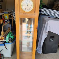 Wooden Time Clock Display