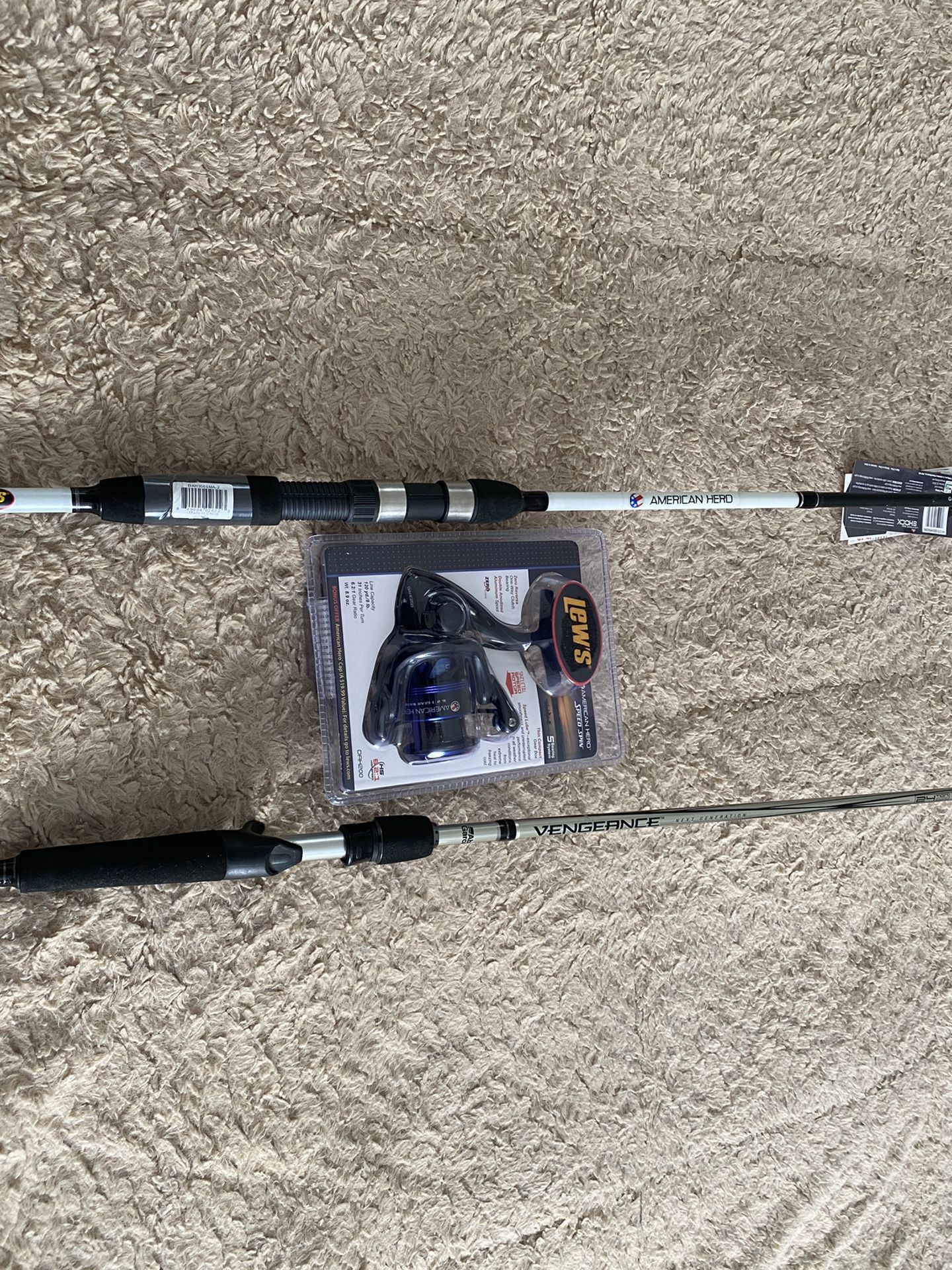 1 Reel and 2 rod