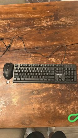 RGB mouse with keyboard