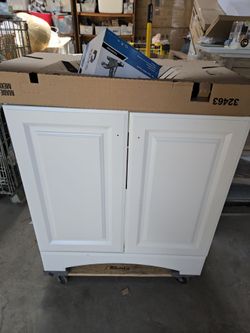 24inch bathroom vanity with sink & faucet