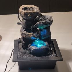 Rock LED Water Fountain Decorations 