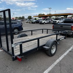 6X12  single Axel 2020 2inch ball hitch Karavan