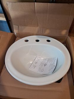 Kohler bathroom sink. 20 1/4 in