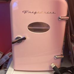 Pink Mini Refrigerator