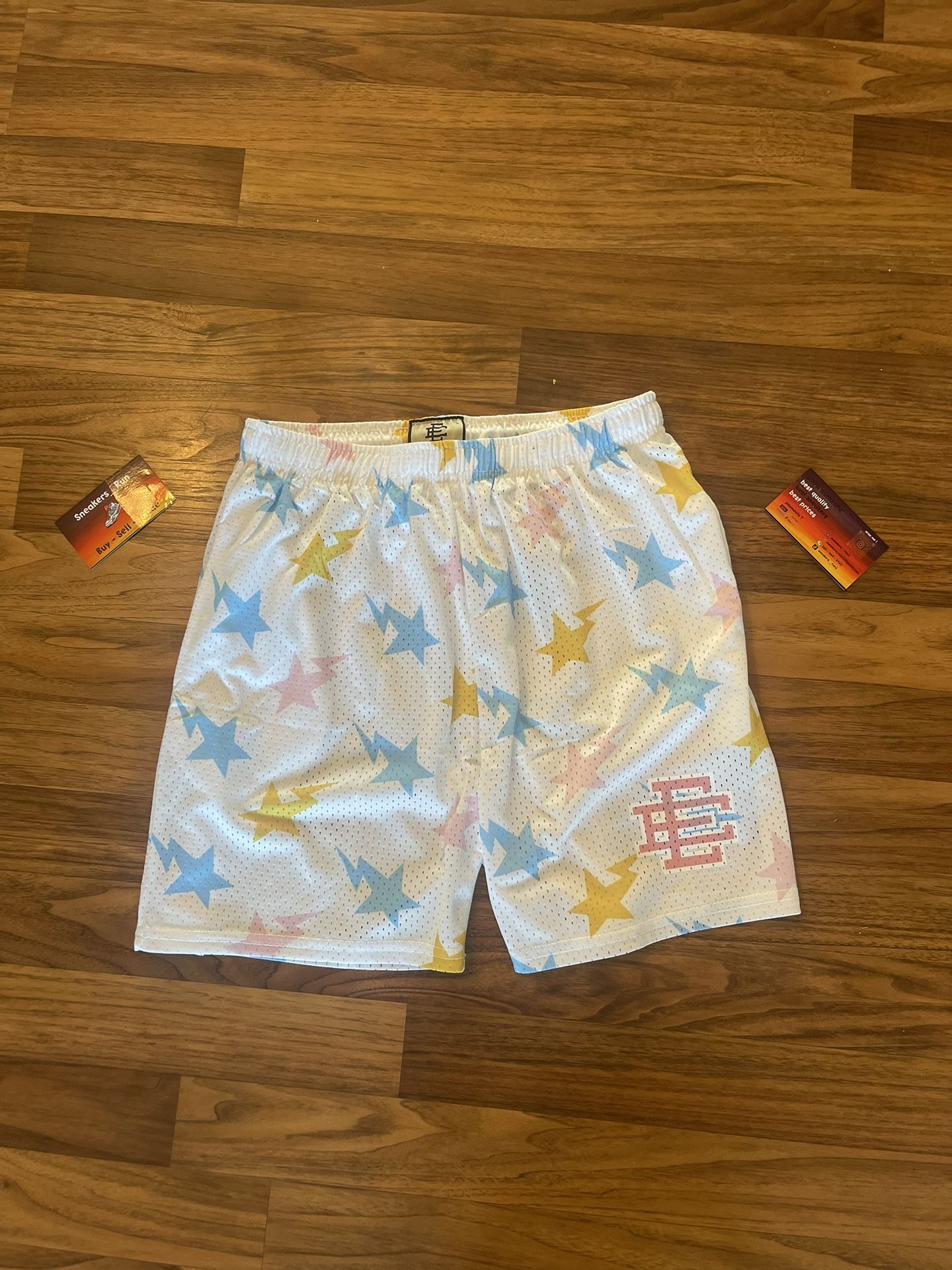 EE x Bape shorts Cotton Candy
