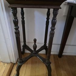 Antique Marble Side Table 