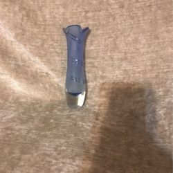 Vintage Frosted Glass Bud Vase 