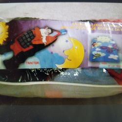 Kids Fleece Sleeping Bag, Tractor Design