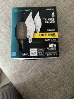 Ecosmart LED Bulbs – 60W Replacement – Bright White – 3 Pack