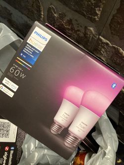 2-pack Hue Light Bulbs. Brand New And Factory Sealed 