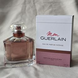 Womens 100ml perfume, Mon Guerlain Intense, tested once, like new with box