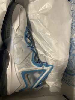 Le Bron White And Dutch Blue (size 10.5)