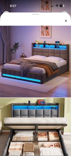Headboard and bed frame
