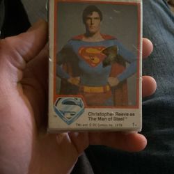 Christopher Reece As The Man Of Steele Complete I open Deck Dc Comics 1978