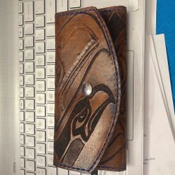 One Of A Kind Hand Made Seahawk Wallet