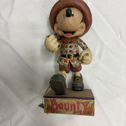 Jim shore Disney Traditions 2006 Mickey Mouse “Prosperous Pilgrim “ Figurine 