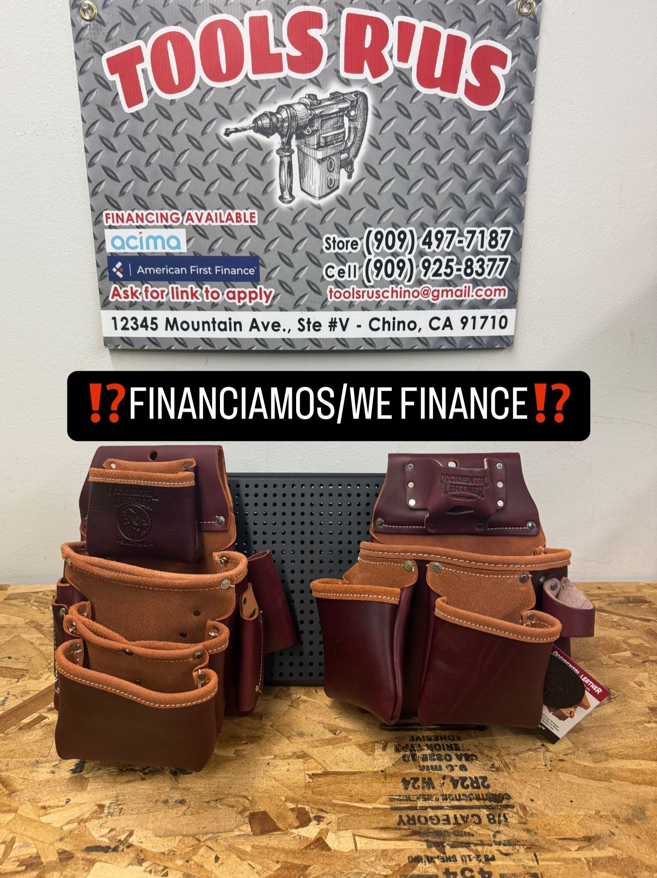 5089 OCCIDENTAL LEATHER Seven Bag Framer Set(SOLO POUCHES)**(FINANCIAMOS/WE FINANCE)**