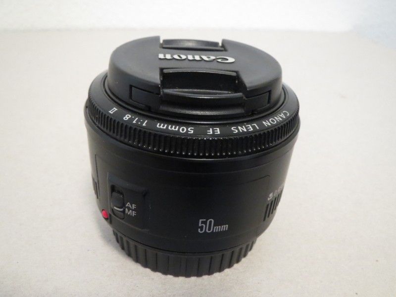 Canon EF 50mm F/1.8 STM Lens With Caps