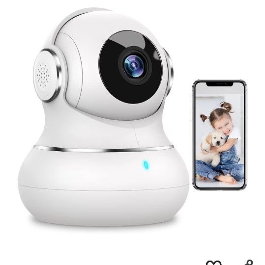 Littleelf Camera Surveillance Interieur, Litokam 2K Pet Cameras with Phone App for Dog Indoor Security Camera WiFi Baby Monitor with Motion & Sound De