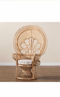 Bohemian Peacock Accent Chair