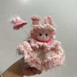🧶Handmade crocheted Bunny Princess