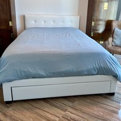 Queen Storage Bed + Mattress 