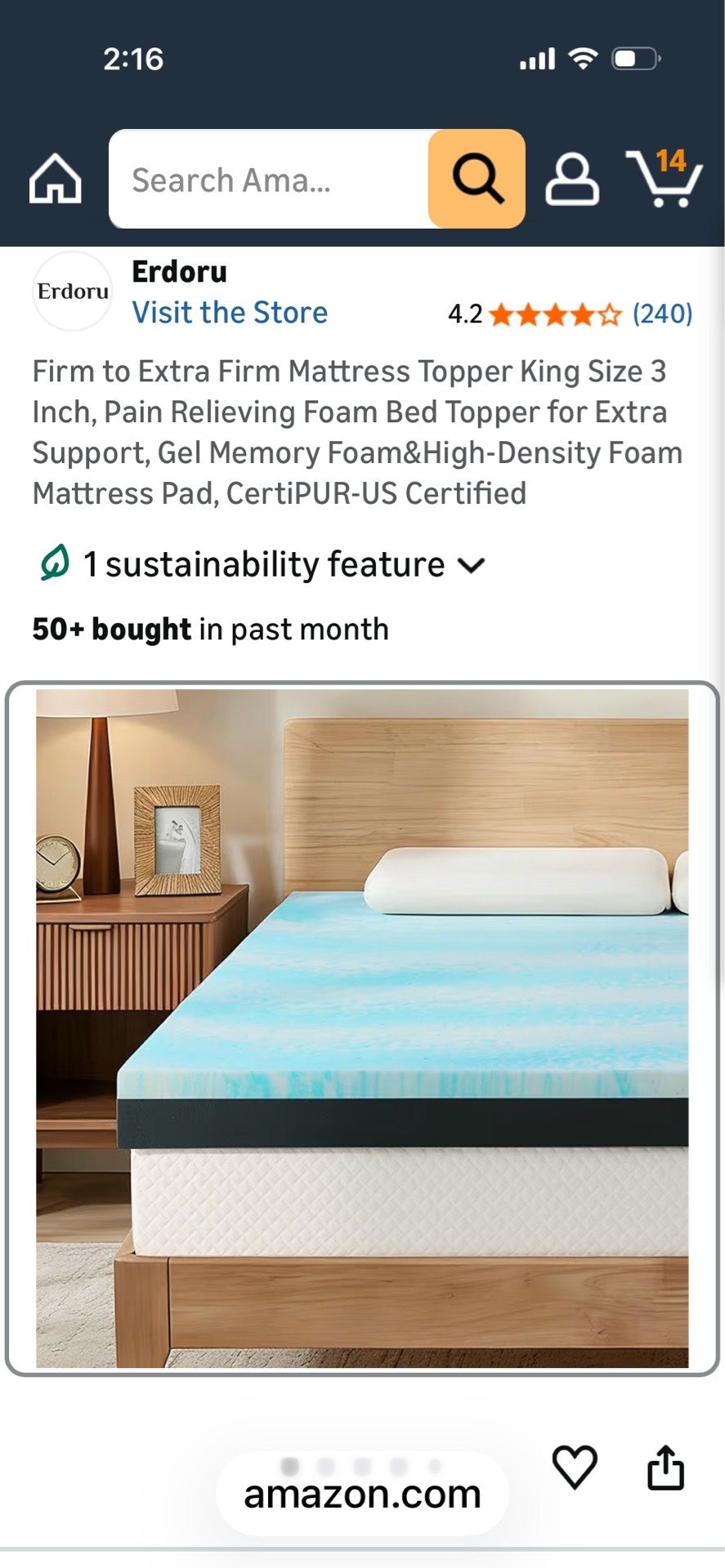 Mattress back support