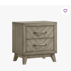 Dezerey Nightstands (2) Millwood Pines 25.5'' H X 23.6'' W X 16.5'' D