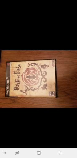 Rule of Rose ps2 Game case