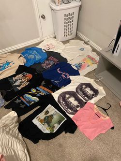 14 assortment of baby tees/graphic tees