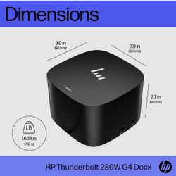 HP 280W G4 Dock for Laptops