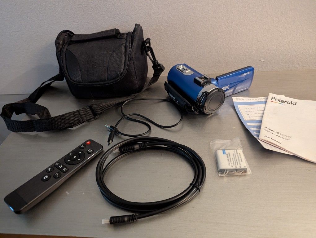 Camcorder Polaroid DV 4K DVC Set