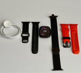Apple Watch Ultra 3 – GPS + Cellular – Unlocked – Milanese Loop + 2 Nomad Bands